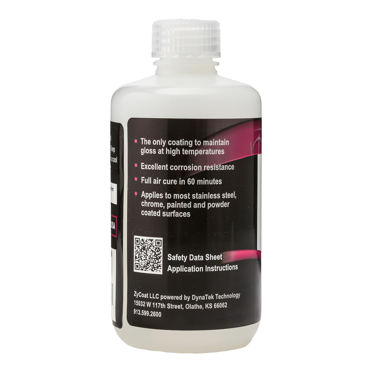 ZyClear ZyCoat 15008 High Gloss, High Temperature Clear Coat - Clear, 8 Ounce