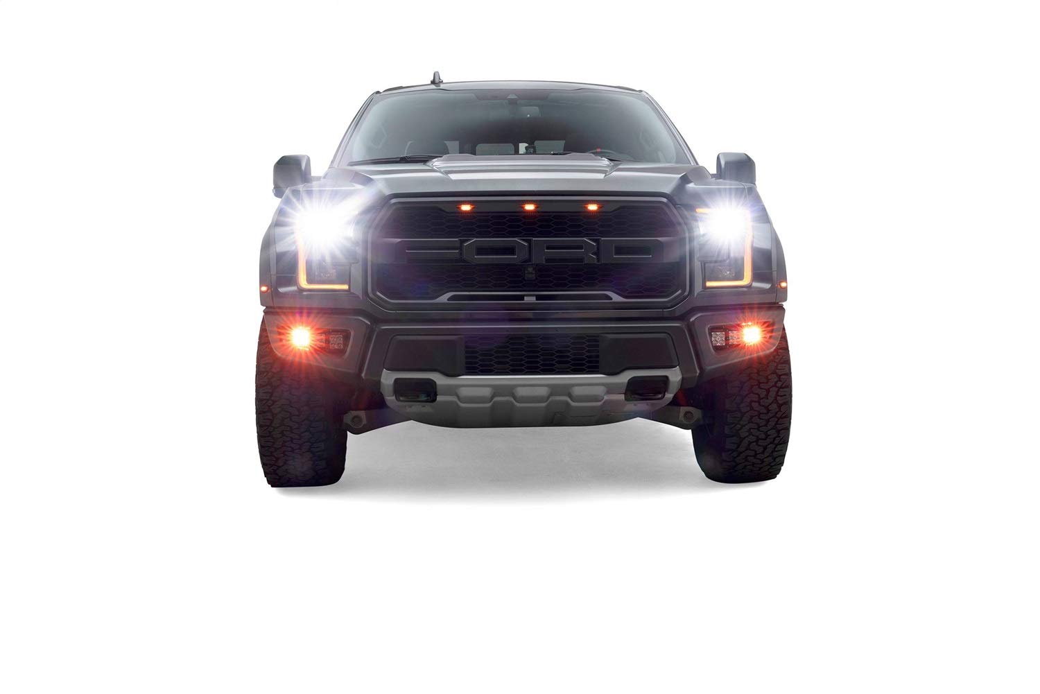 ZROADZ Front Bumper Z325672-KIT Fog LED Kit Fits 17-21 F-150
