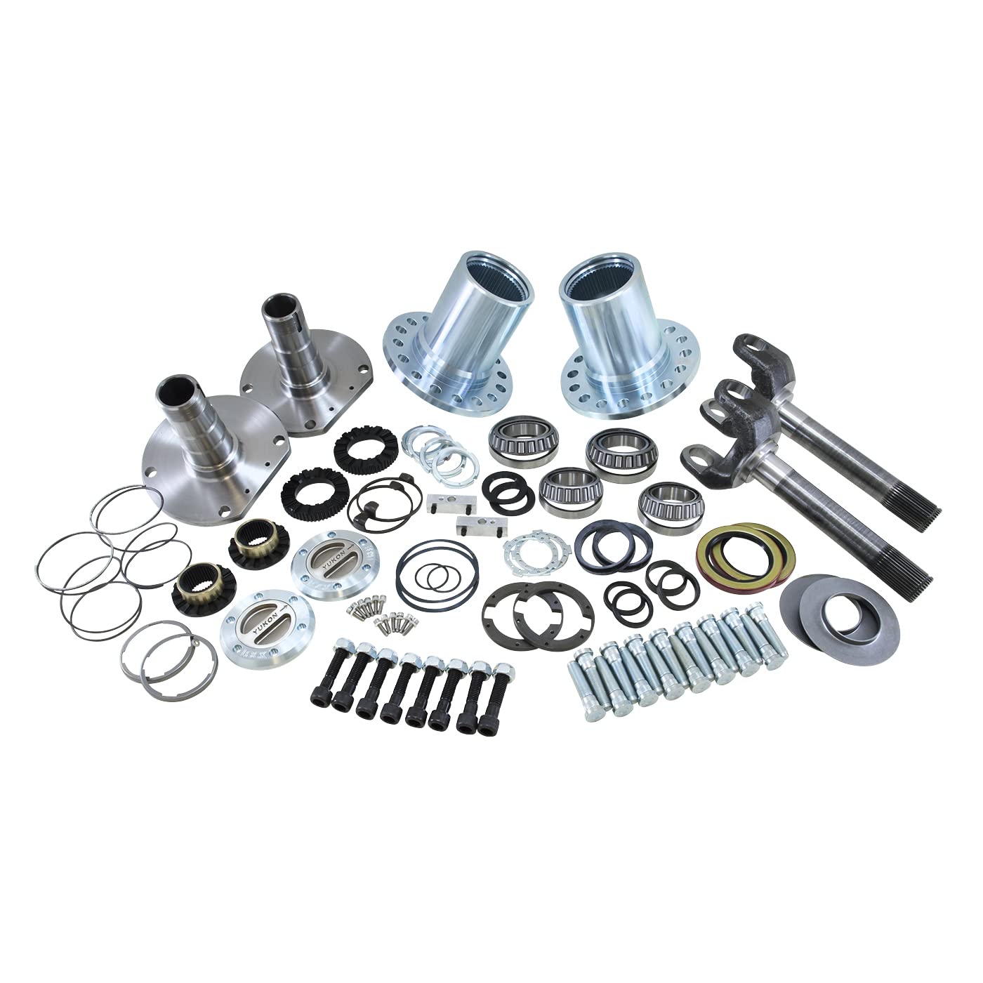 Spin Free Locking Hub Conversion Kit Yukon Gear & Axle for 2012-2017 Dodge 2500/3500, SRW (YA WU-13)