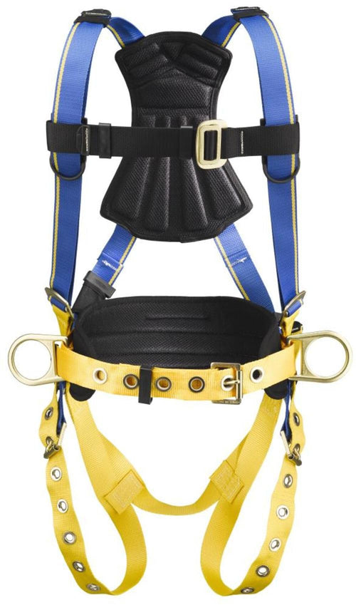 Blue Armor Werner 3-Ring Construction Safety Harness - Blue, XL, Model# H232104