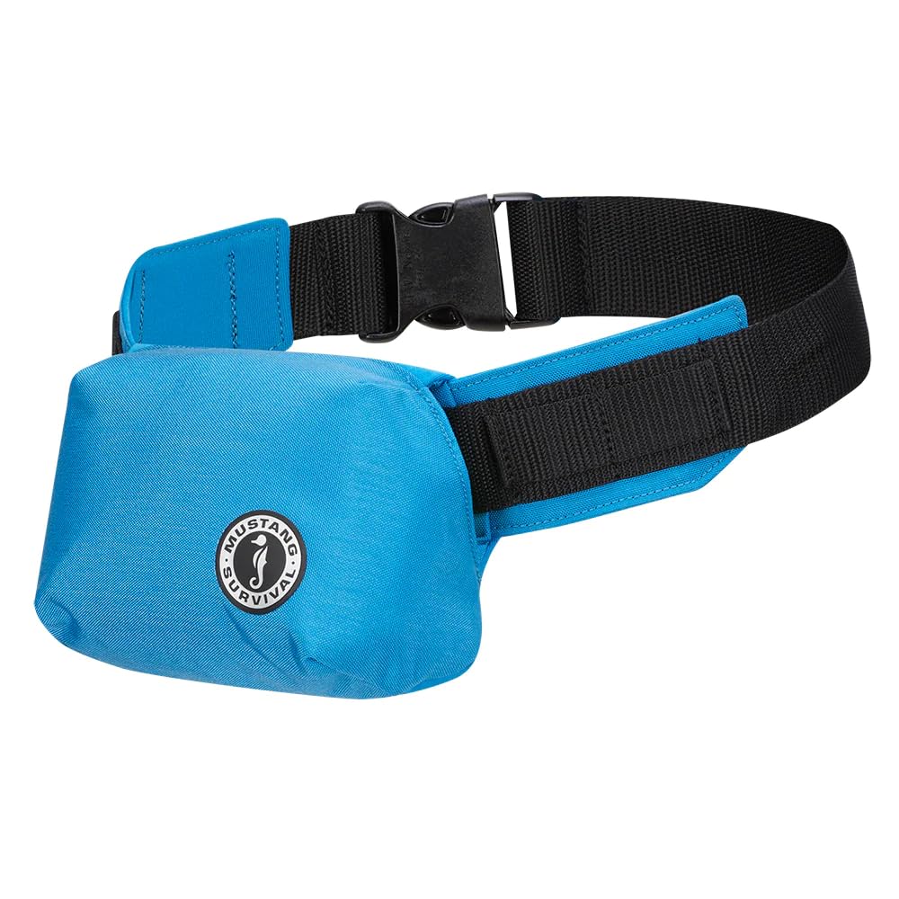 Minimalist Mustang Survival Belt Pack PFD (Color: Azure Blue)