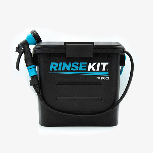 RinseKit Portable Shower PRO 3.5 Gal., High Pressure, Battery Powered, 6 Month Battery Life, On-the-Go Power, Heating Options Available, Easily Portable, Perfect for Camping, Beach, Van Life and More