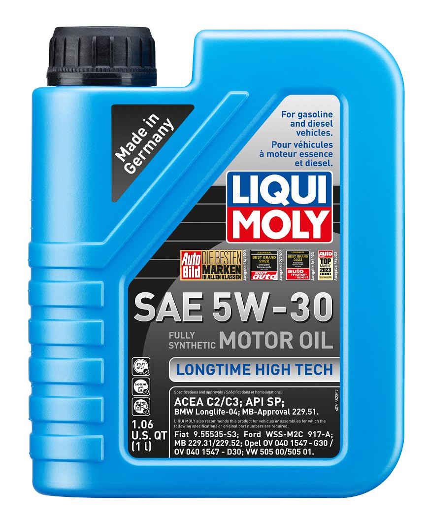 LIQUI MOLY High Tech Longtime SAE 5W-30 | 1 L | Fully synthetic engine oil | SKU: 2038