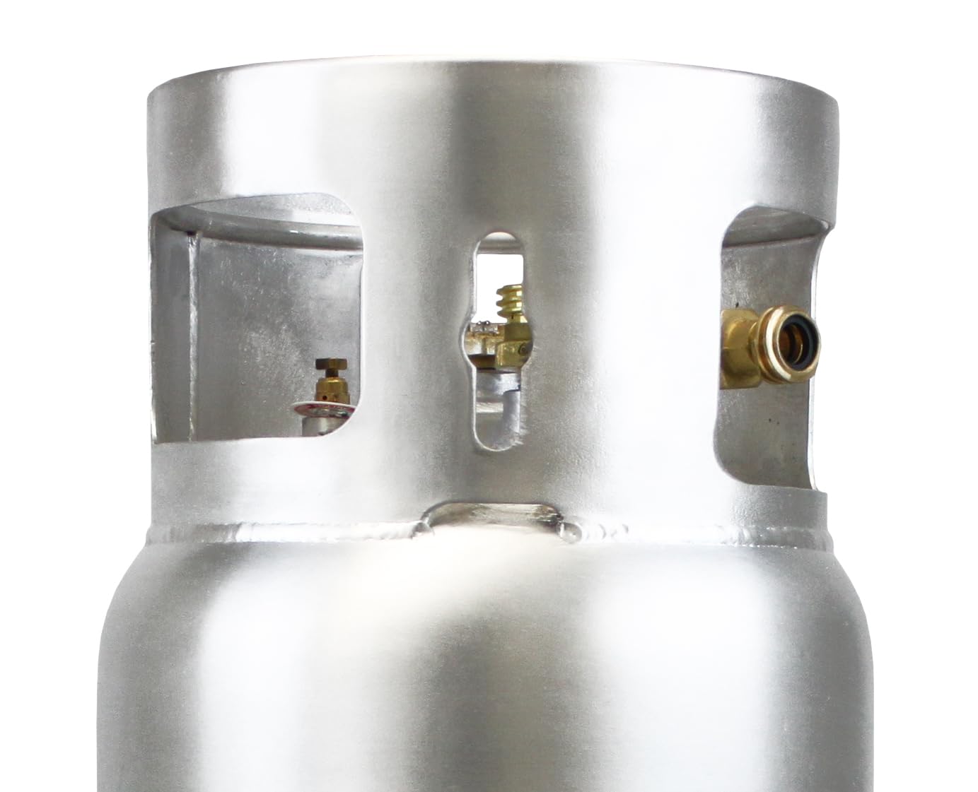 Flame King Aluminum 33.5lb Forklift Propane Tank with Gauge, DOT and TC Compliant, Lightweight, Rugged-Designed