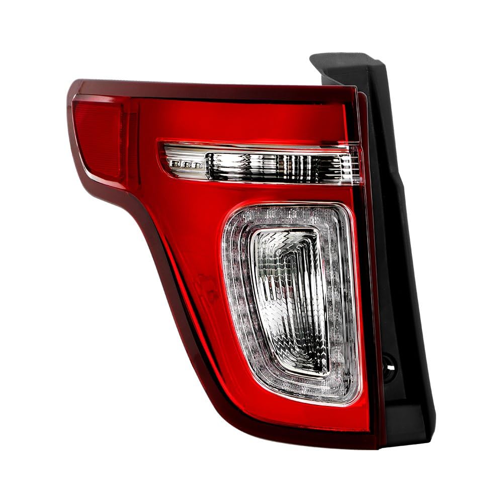 Ford Explorer 11-15 Spyder (POE) LED Red Clear Tail Light - OE Left (FO2800226)