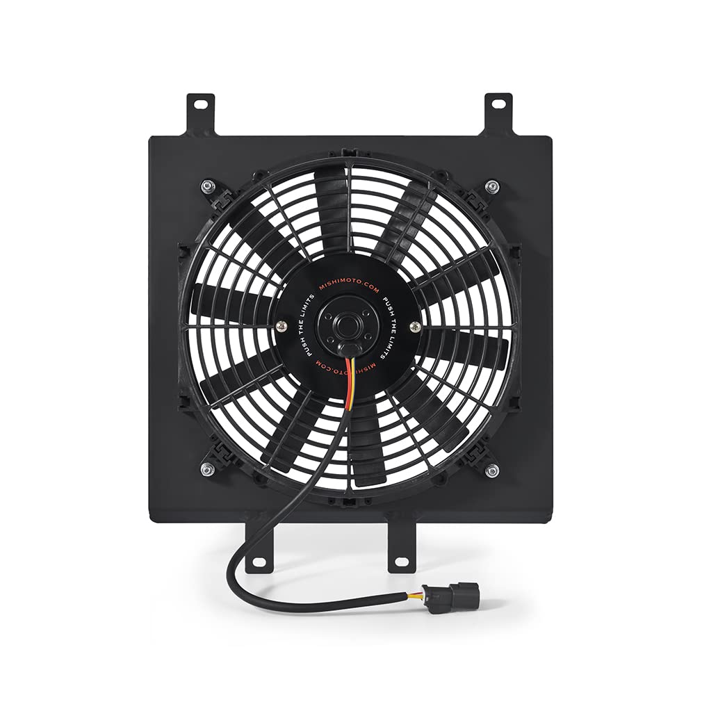 Mishimoto Aluminum Fan Shroud Kit Performance Compatible With Honda Civic 1992-2000, Black