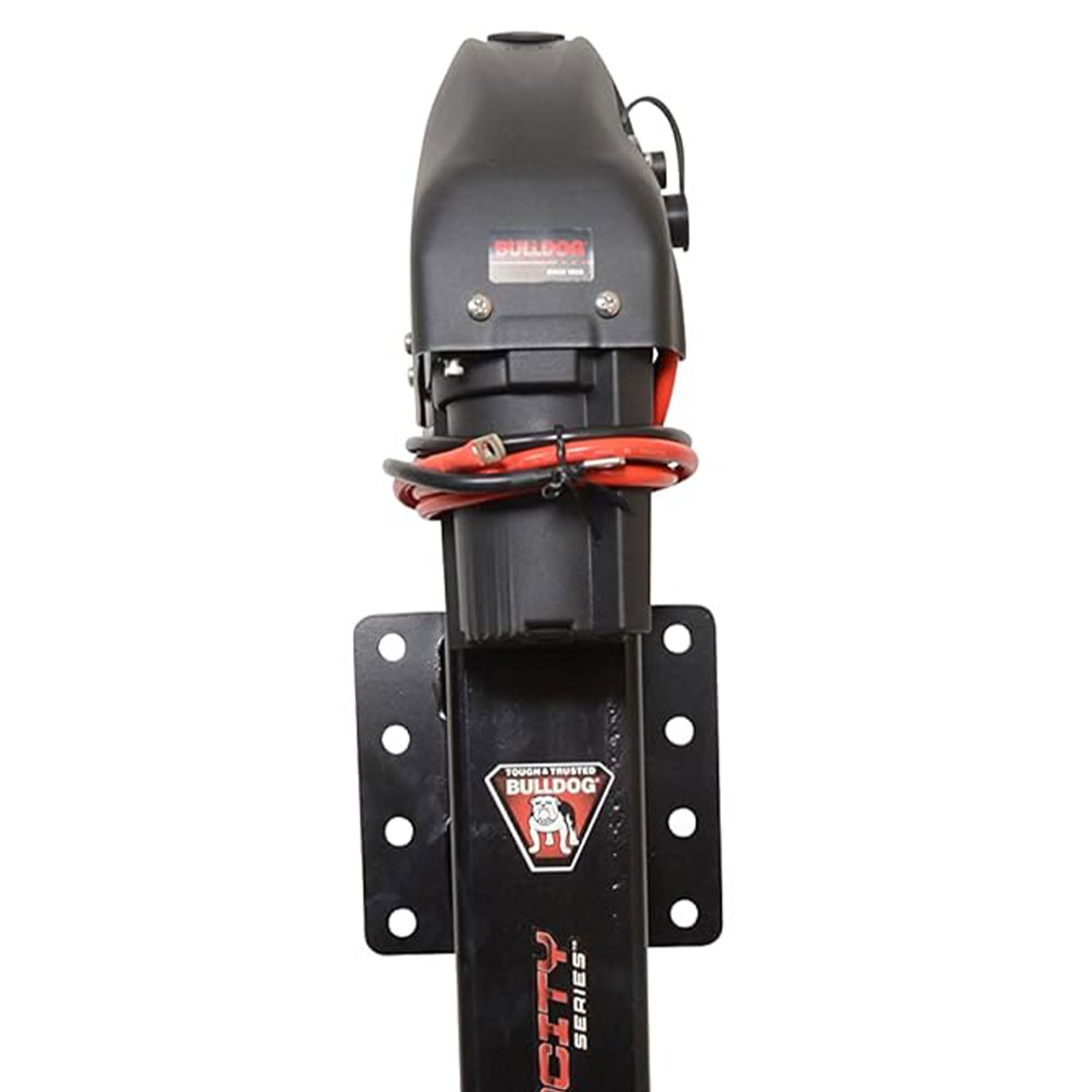 Bulldog Cases Velocity Series Reese 185400 Powered Trailer Jack, Side Mount, 12,000 lbs. Support Capacity, Bolt-On, 24' Travel