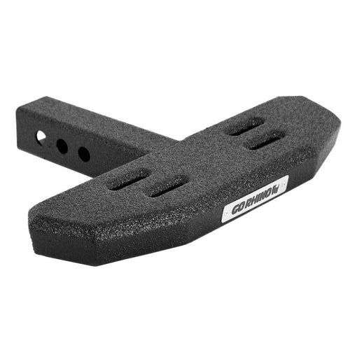 RB30 Slim Hitch Step Go Rhino | 17" Galvanized Steel, Protective Bedliner Coating | RB630ST | Fits 2" Receivers