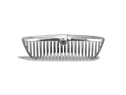 Vertical Front Hood Grille Armordillo USA 7149823 - Chrome Fits 1998-2002 Lincoln Navigator