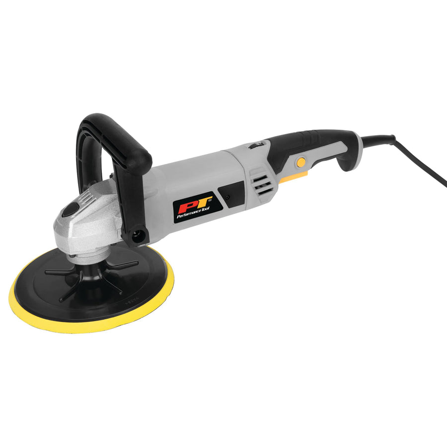 10 Amp Performance Tool W50084 Variable Speed Polisher with D-Handle and Accessories for Professional Results