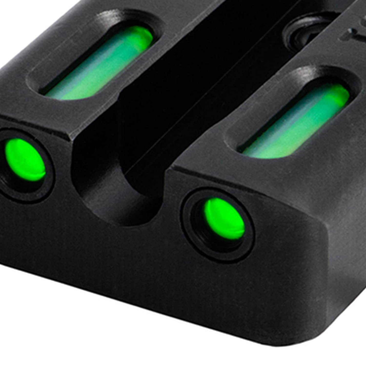 TFX Pro TruGlo Tritium & Fiber Optic Glow in The Dark Night/Day Handgun Steel Sight w/Focus Lock, for Sig P365 Models, Black