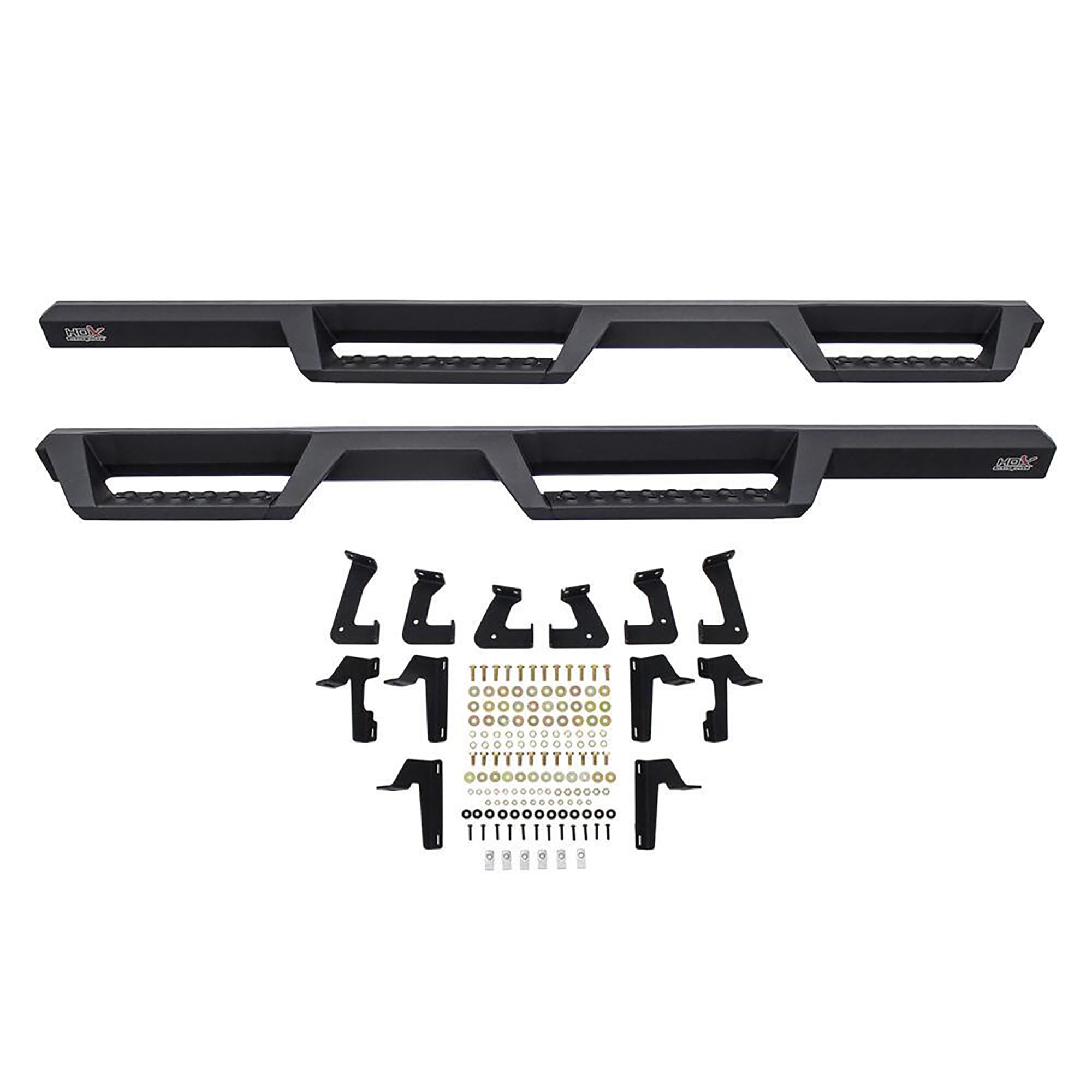 HDX Drop Nerf Bars Westin fits 2007-2018 Wrangler JK Unlimited 4 Door Textured Black Pair