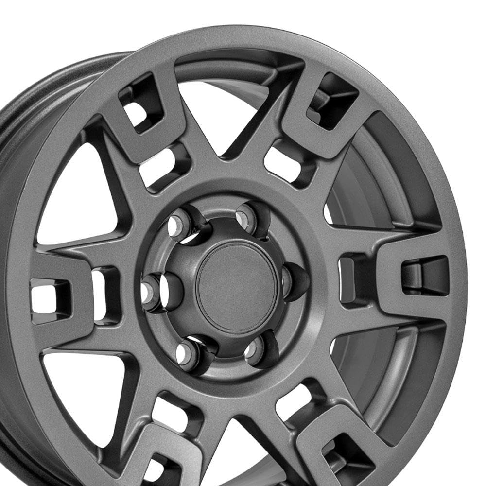 17 Inch OE Wheels Rim Fits 4Runner TRD Style 6x139.7 17x7 Satin Graphite - Hollander 75167 (1)
