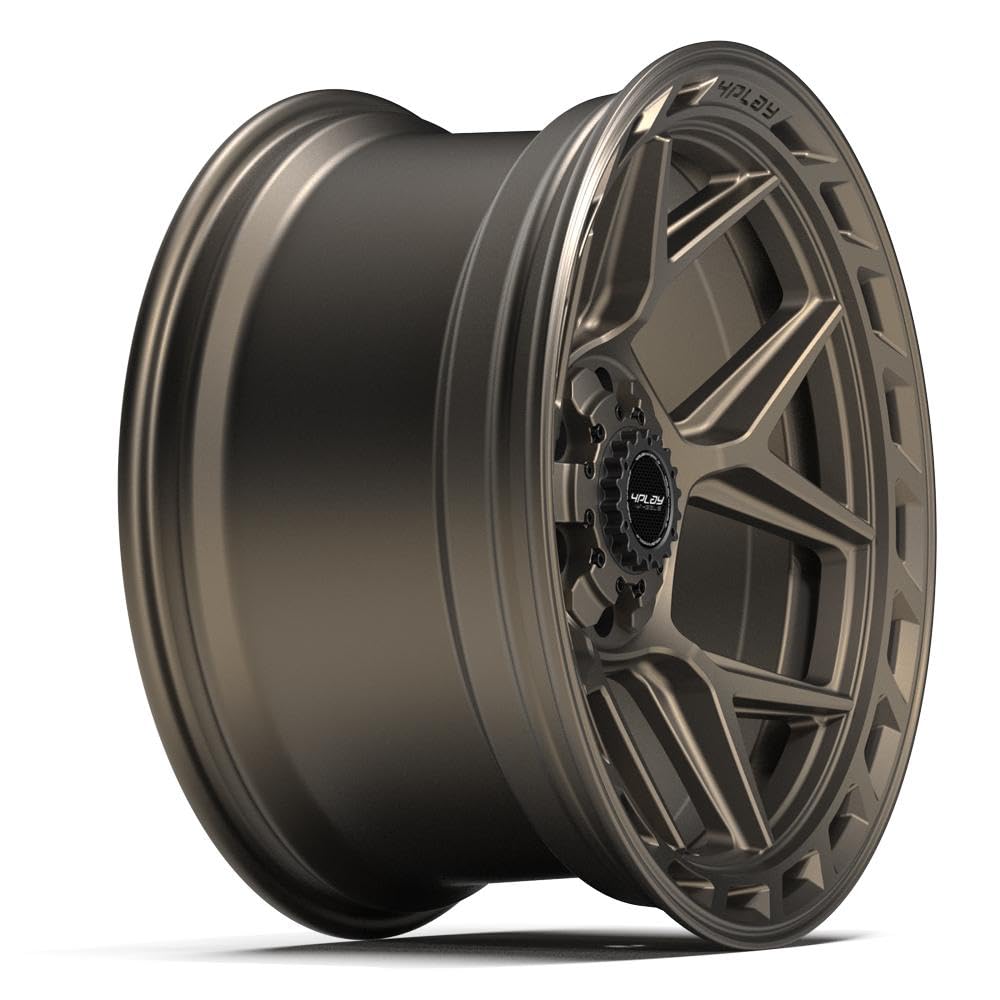 20 Inch 4PLAY Wheels Rim 4P55 Fits 6x135 & 6x139.7 20x10 Satin Bronze (1)