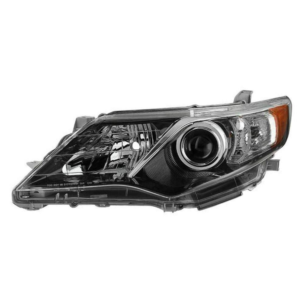 Headlight Xtune HD-JH-TCAM12-OE-BK-L (Toyota Camry SE Models 2012-2014 Driver Side -OEM Black Left)