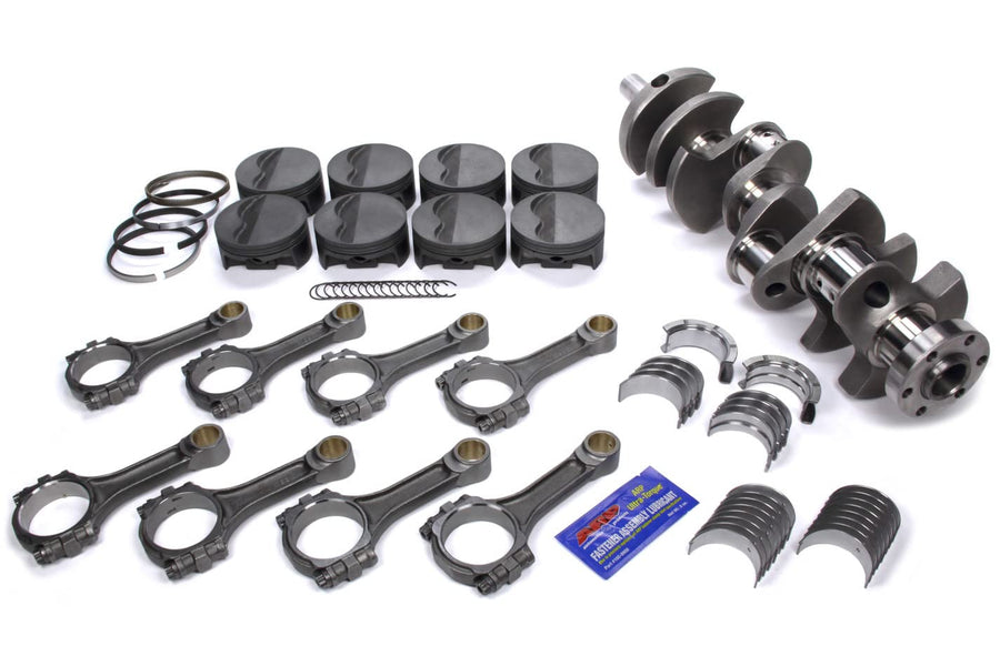 Rotating Eagle Assembly, 348 CID, Cast Crank, Forged Pistons, 3.400 in Stroke, 4.040 in Bore, 5.400 in I Beam Rods
