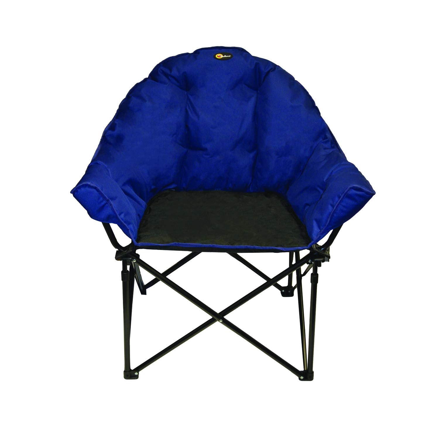 Big Dog Faulkner Bucket Chair, Blue/Black 49575