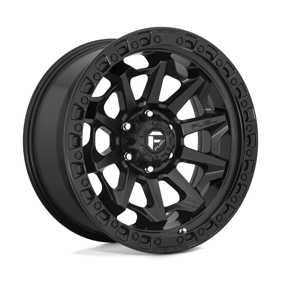 Fuel D694 1PC COVERT Custom Wheel - 18x9, 20, 5x139.7 Bolt Pattern, 87.1mm Hub - Matte Black Rim