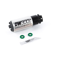 Compact DeatschWerks Fuel Pump (340lph with Clip with 1009 Install Kit), 1 Pack