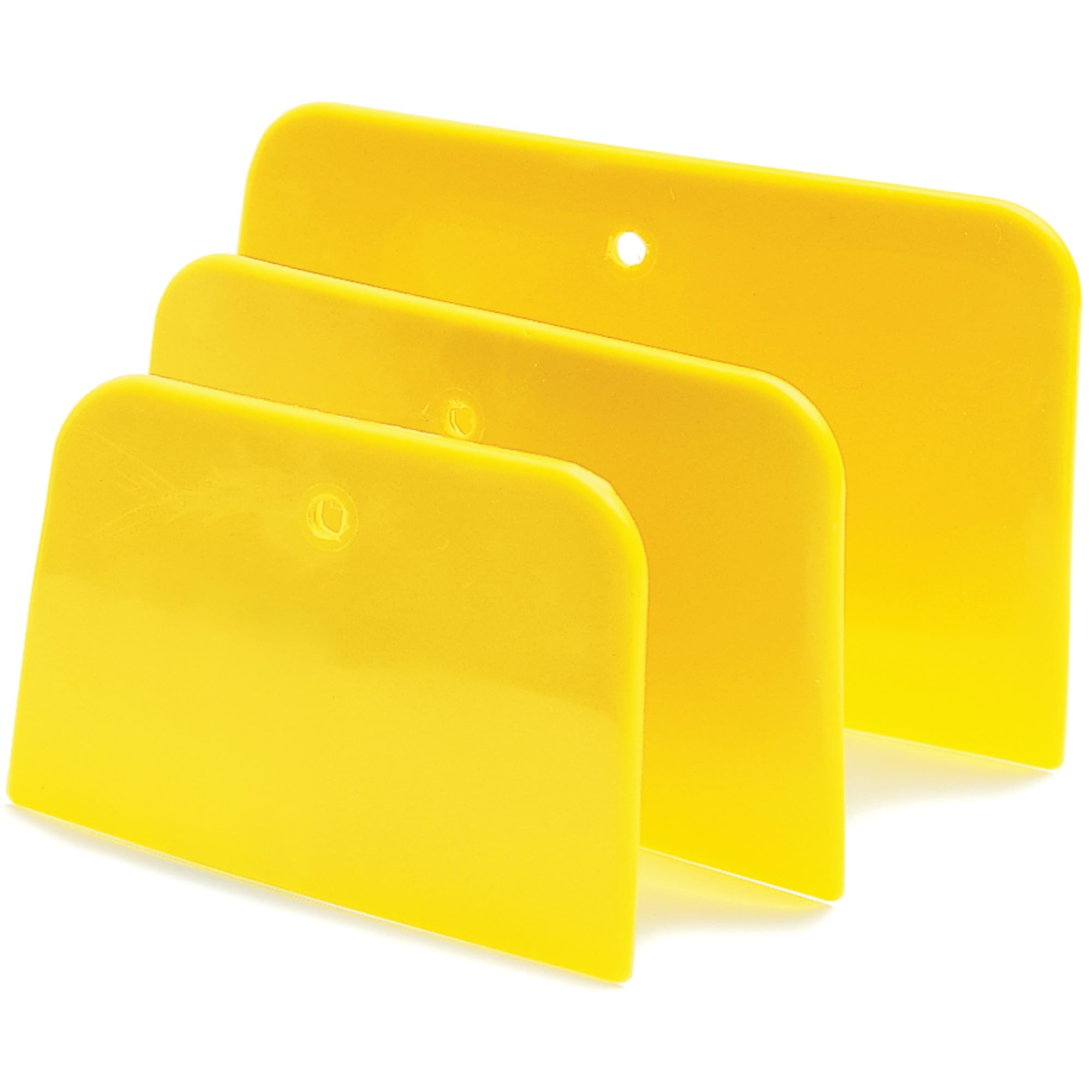 Flexible Plastic Spreader Set Performance Tool W1001 - 3 Convenient Sizes, Ideal for Filler or Putty Spreading, Easy to Clean