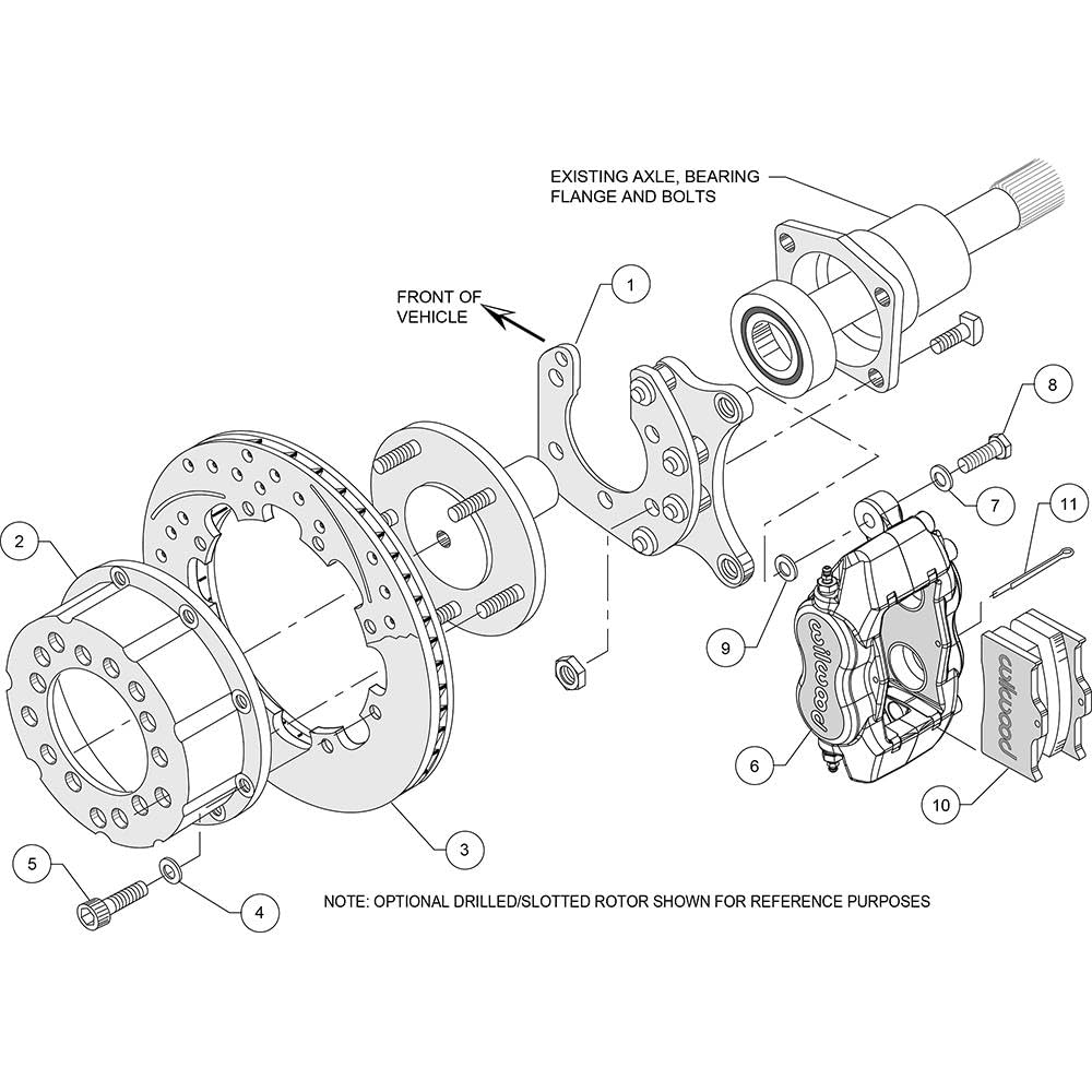 Rear FDLI P/S Kit, Red