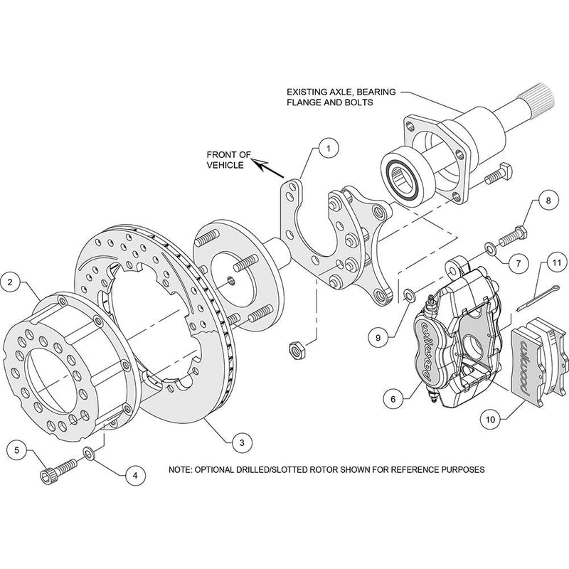 Rear FDLI P/S Kit, Red
