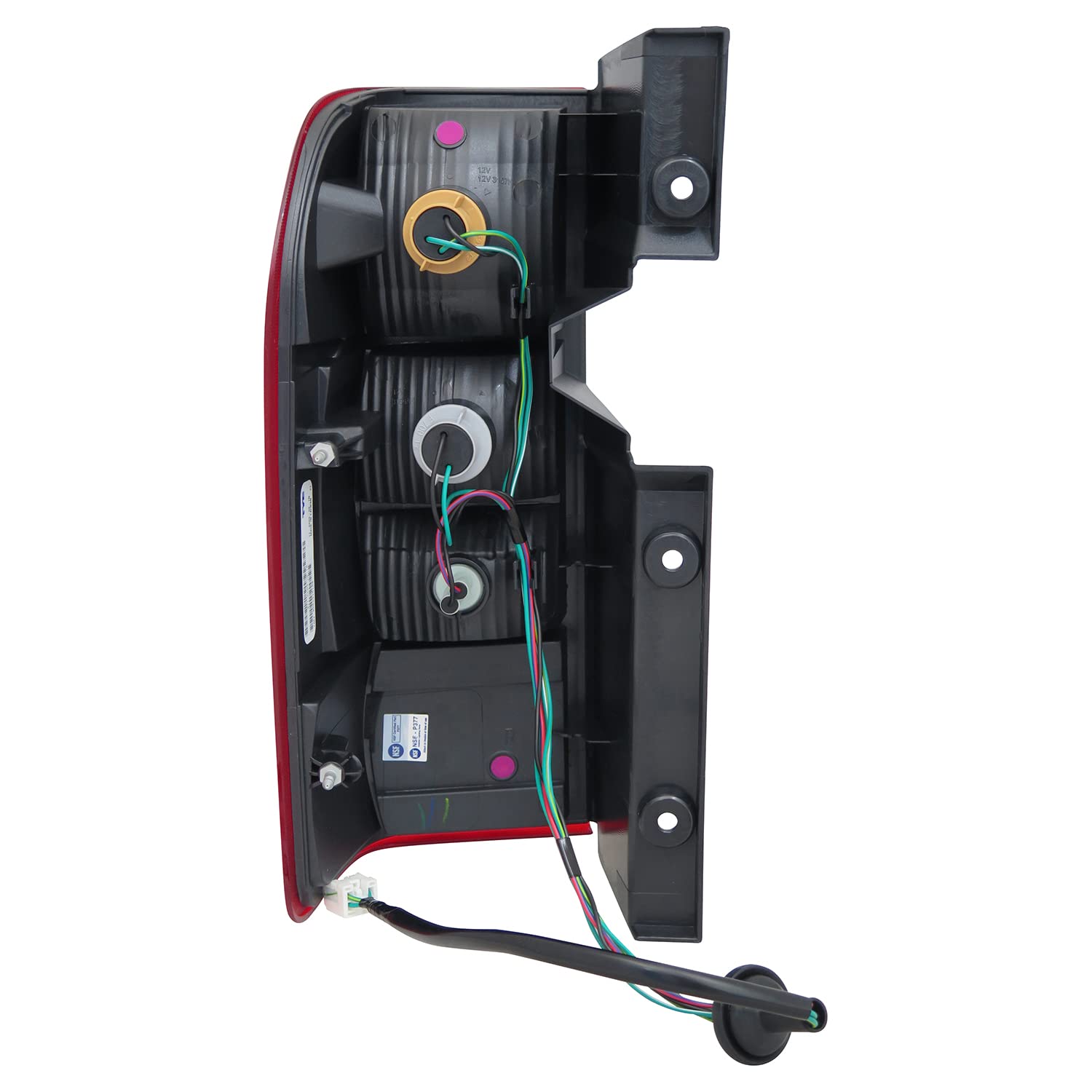 Right TYC Tail Light Assembly Compatible with 2012-2021 Nissan NV 1500/2500/3500