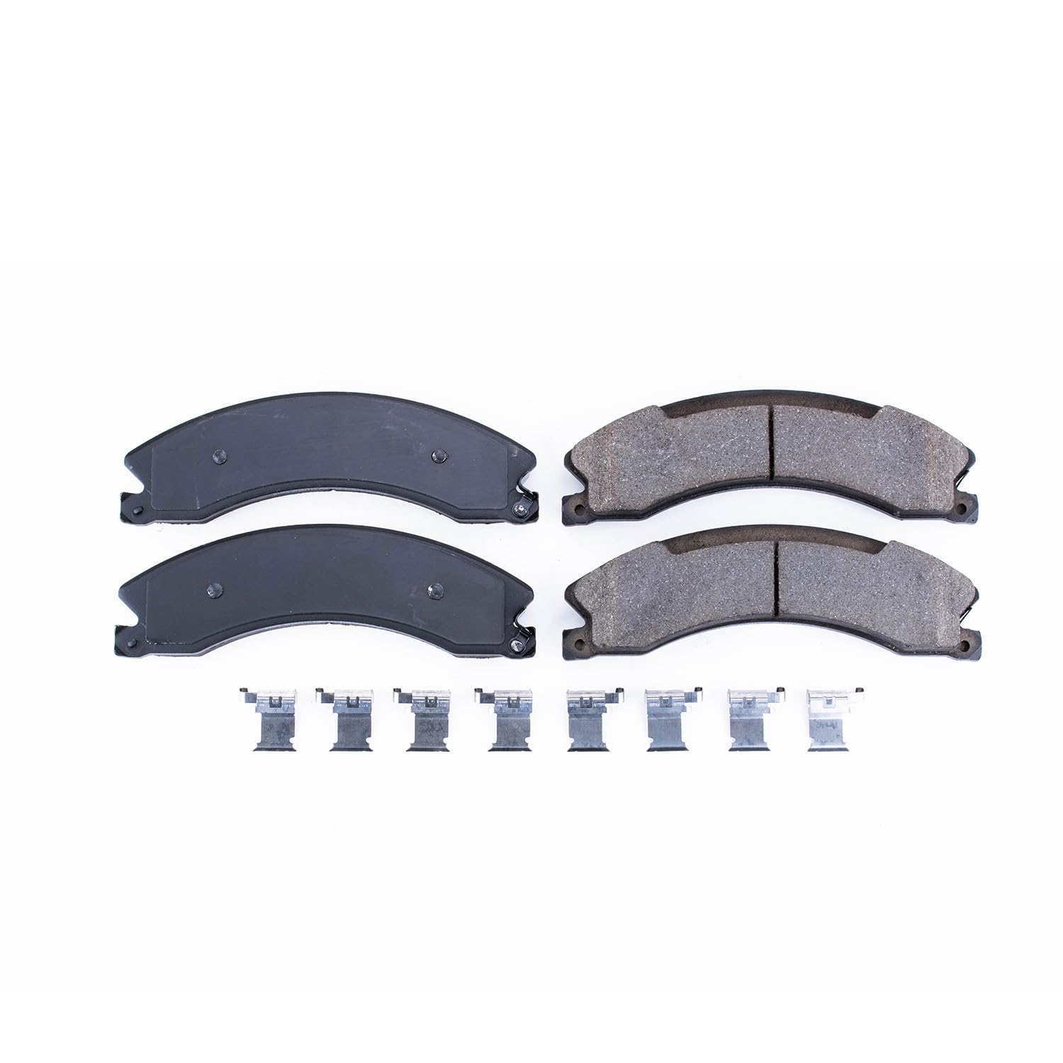 Power Stop Z17 17-1565 Front Ceramic Brake Pads with Hardware For Chevy Silverado 2500HD 3500HD | GMC Sierra 2500HD 3500HD | NV1500 NV2500 NV3500 Titan XD