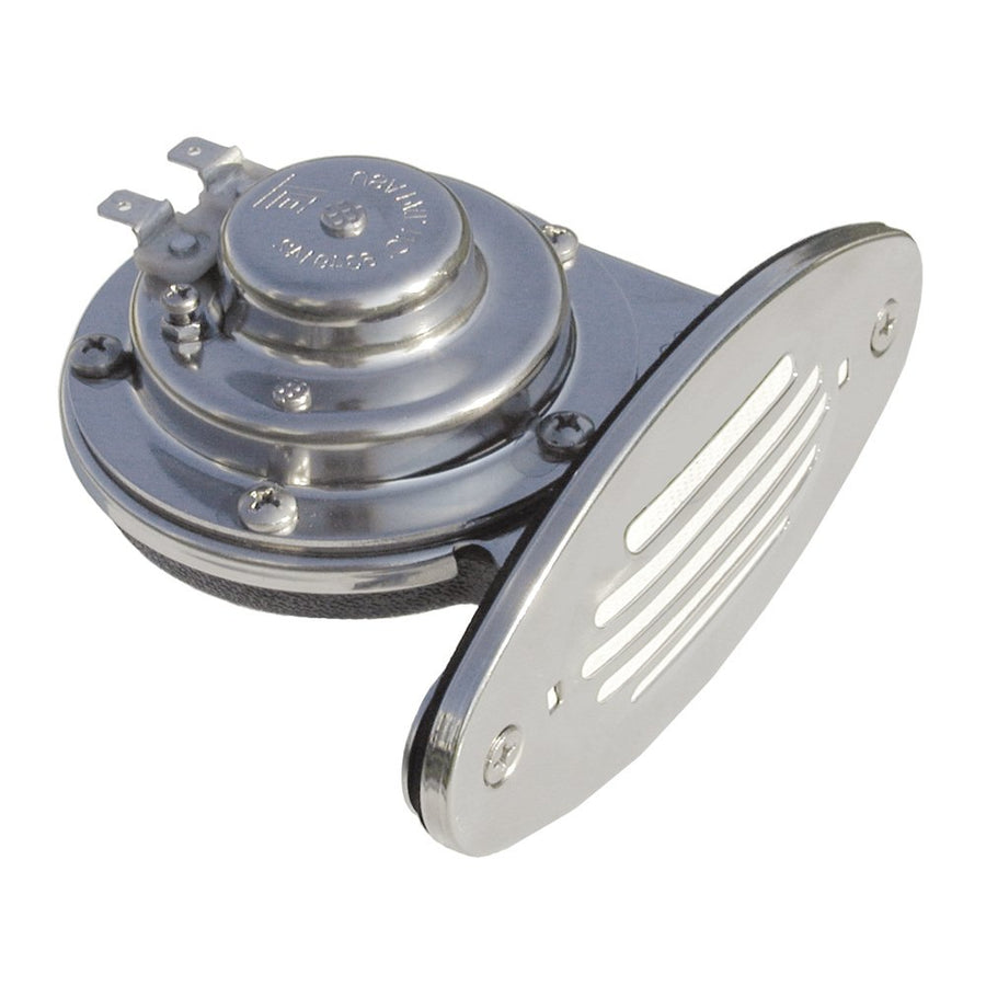 Mini Ongaro Single Drop-In Horn w/SS Grill - 12V Low Pitch