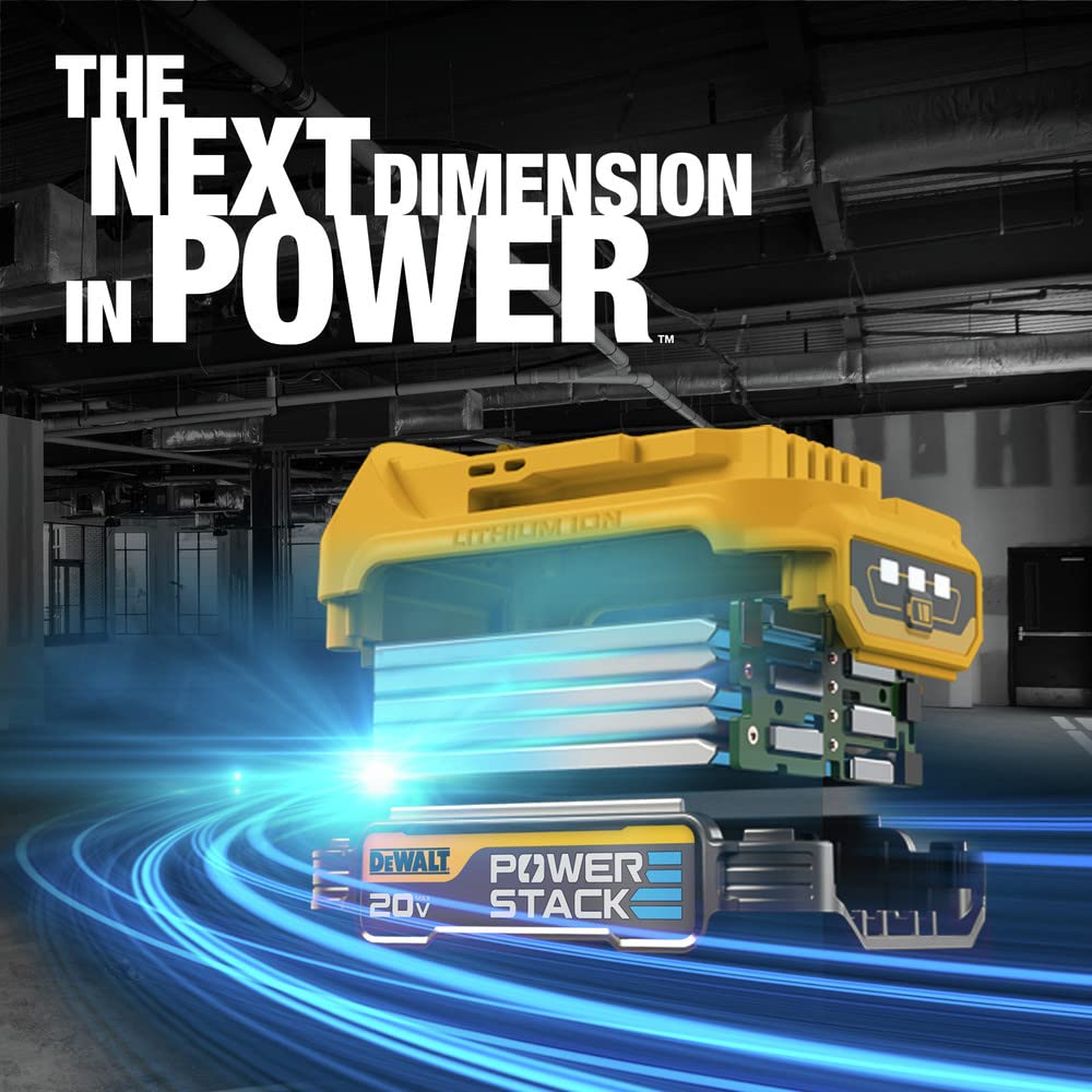 20V MAX XR DEWALT POWERSTACK Lithium Ion Battery (DCBP034)