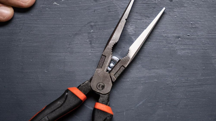 Z2 Long Nose Plier APEX Tool Group with Cushion Grip - Cutting Pliers with Ergonomic Handle & Fastener Grip - 6" - Z6546CG-06