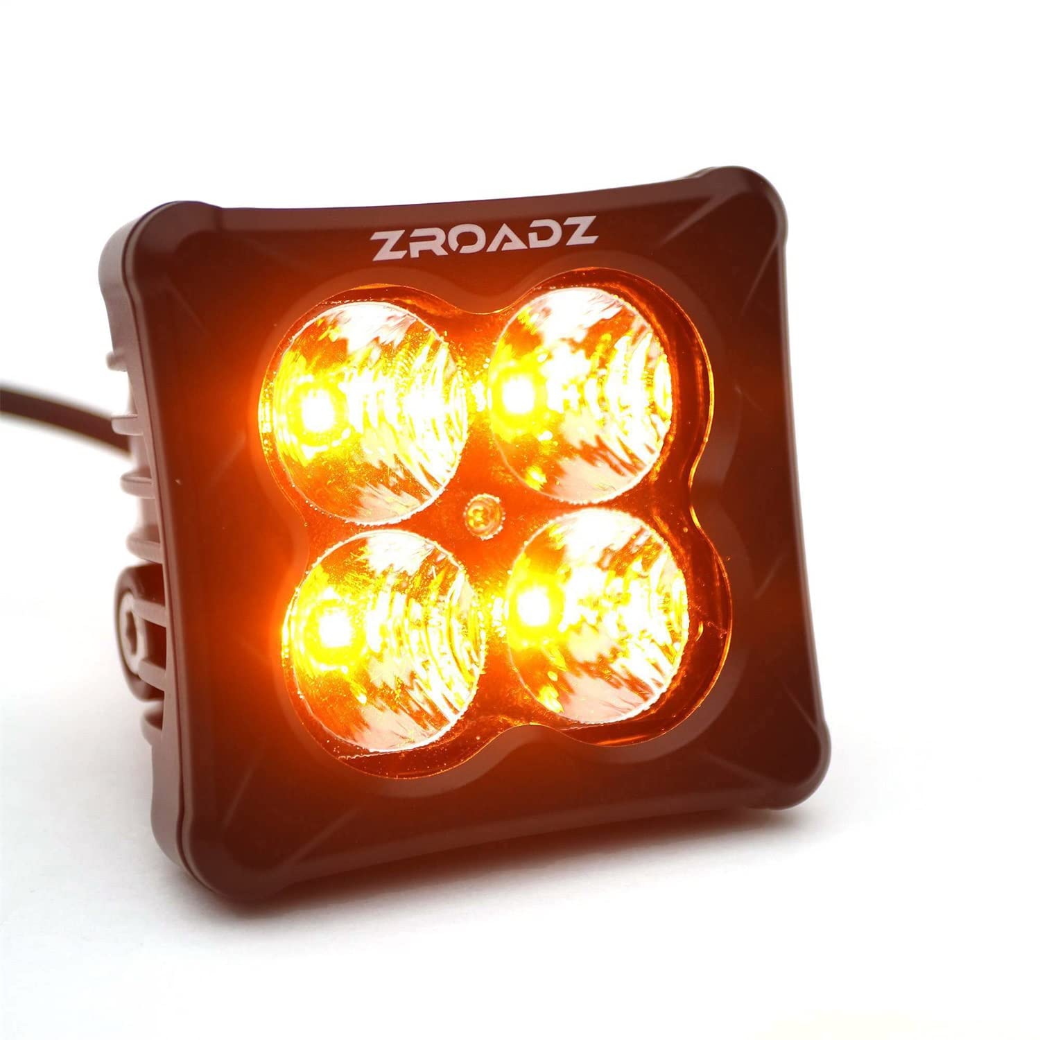 Zroadz A Pillar LED Kits Z365401-KIT4AW, (2) Light Pods and Wiring Harness Fits Ford Bronco
