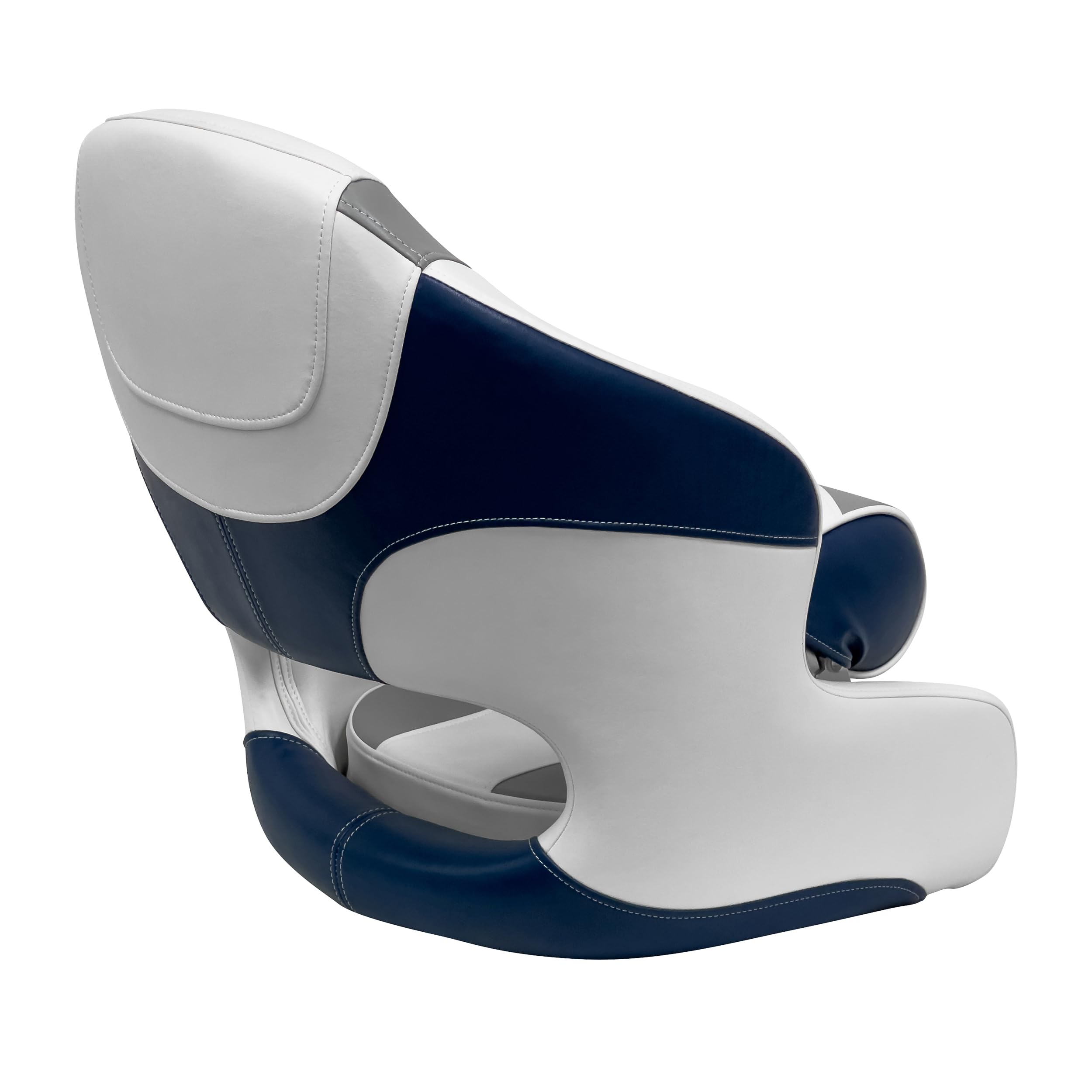 Baja Series Wise 3315-1773 Bucket Seat with Bolster, Brite White/Grey/Midnight Blue