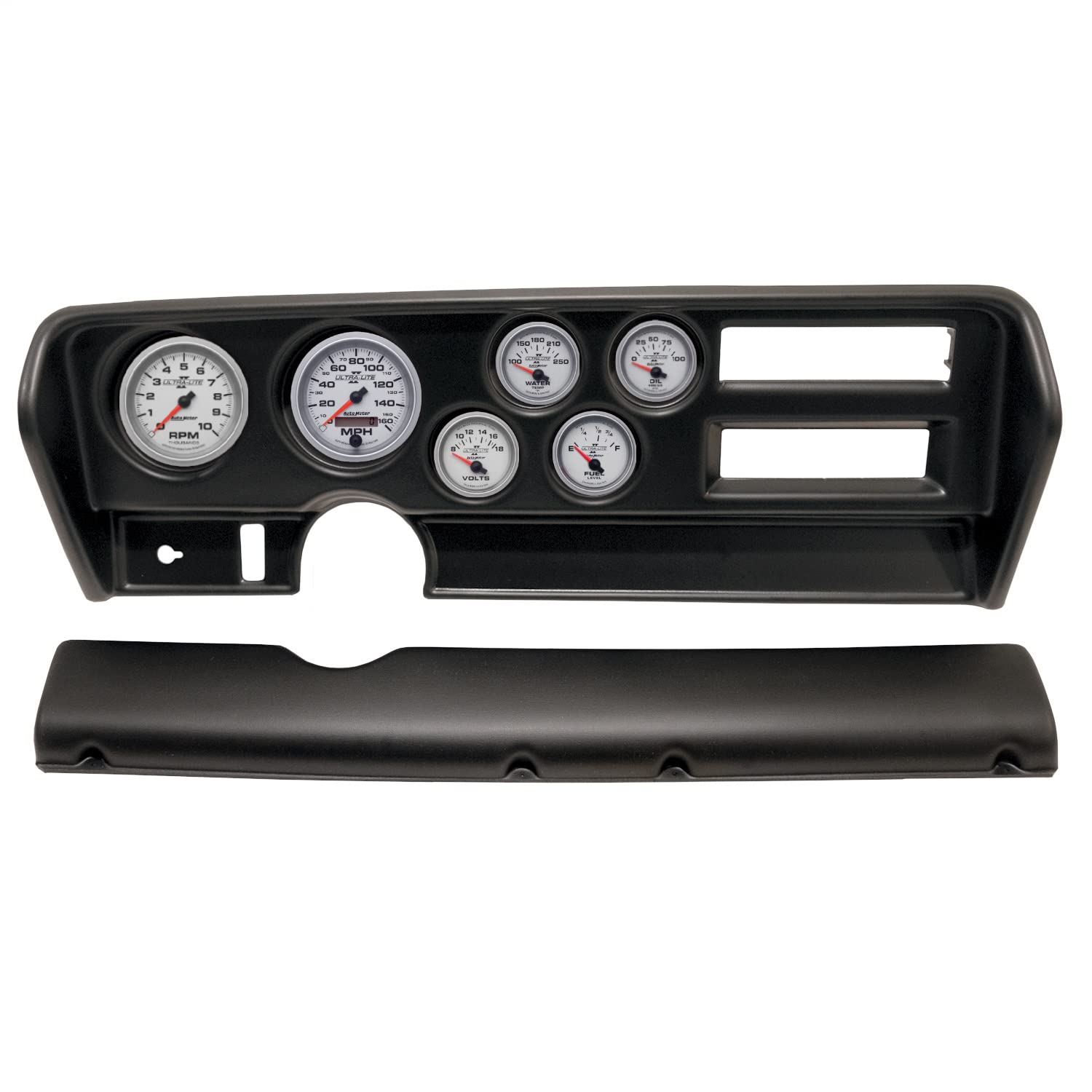 AutoMeter Dash Kit Direct Fit, (3 3/8" X2, 2 1/16" X4), Pontiac GTO Ac 70-72, Ultra-Lite Ii (2915-14)