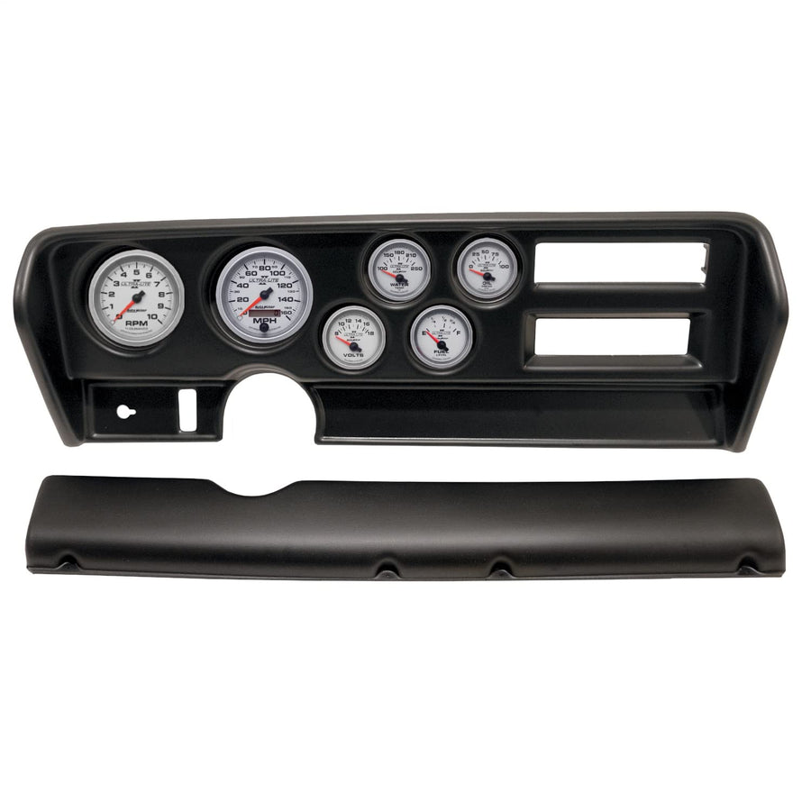 AutoMeter Dash Kit Direct Fit, (3 3/8" X2, 2 1/16" X4), Pontiac GTO Ac 70-72, Ultra-Lite Ii (2915-14)