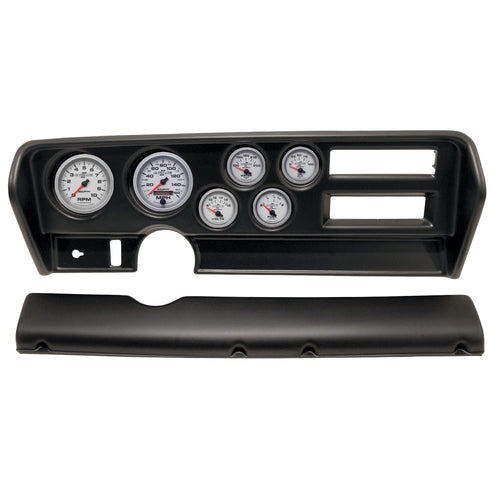 AutoMeter Dash Kit Direct Fit, (3 3/8" X2, 2 1/16" X4), Pontiac GTO Ac 70-72, Ultra-Lite Ii (2915-14)