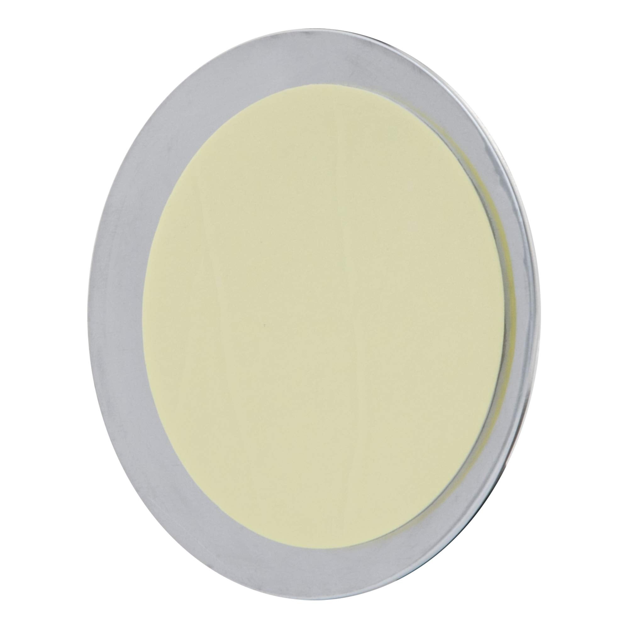 3-3/4-Inch Round Aluminum RETRAC Stick-On Blind Spot Mirror, Convex Glass