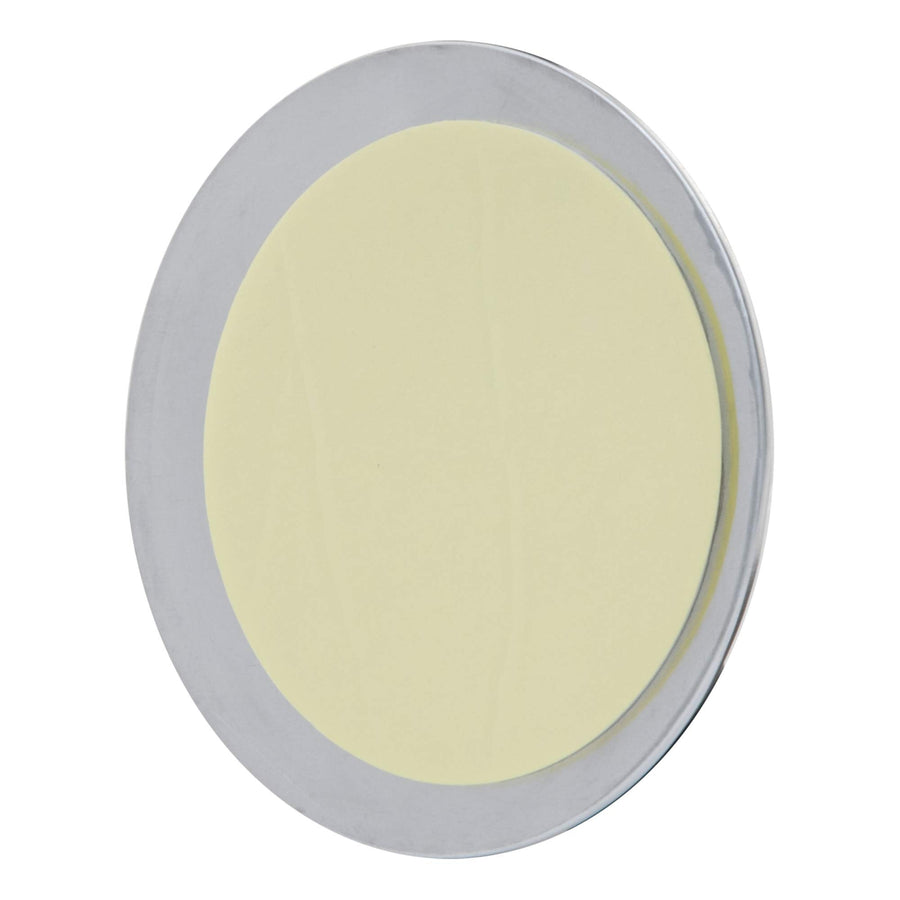 3-3/4-Inch Round Aluminum RETRAC Stick-On Blind Spot Mirror, Convex Glass