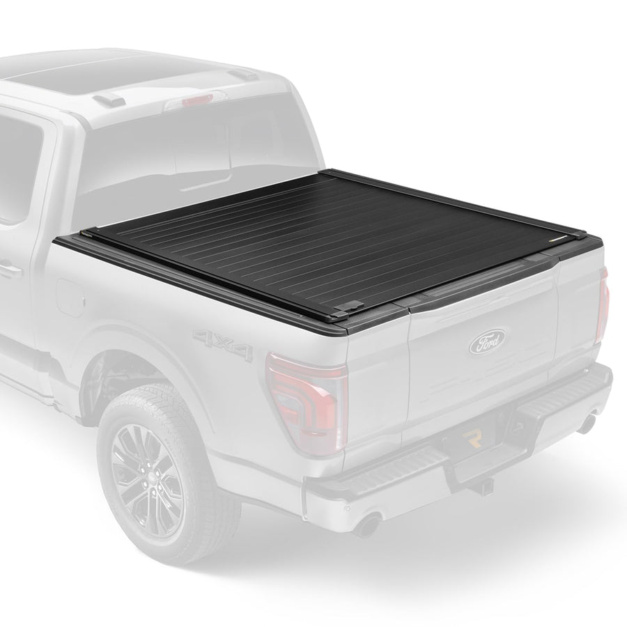 Retrax RetraxPRO XR RealTruck Retractable Truck Bed Tonneau Cover | T-80841 | Fits 2007 - 2021 Toyota Tundra CrewMax w/ Deck Rail System 5' 7" Bed (66.7")