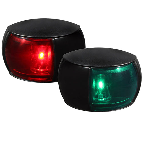 NaviLED Hella 980520501 '0520 Series' Multivolt White 8-28V DC 2 NM Compact Stern Navigation Light with Clear Lens and Black Shroud