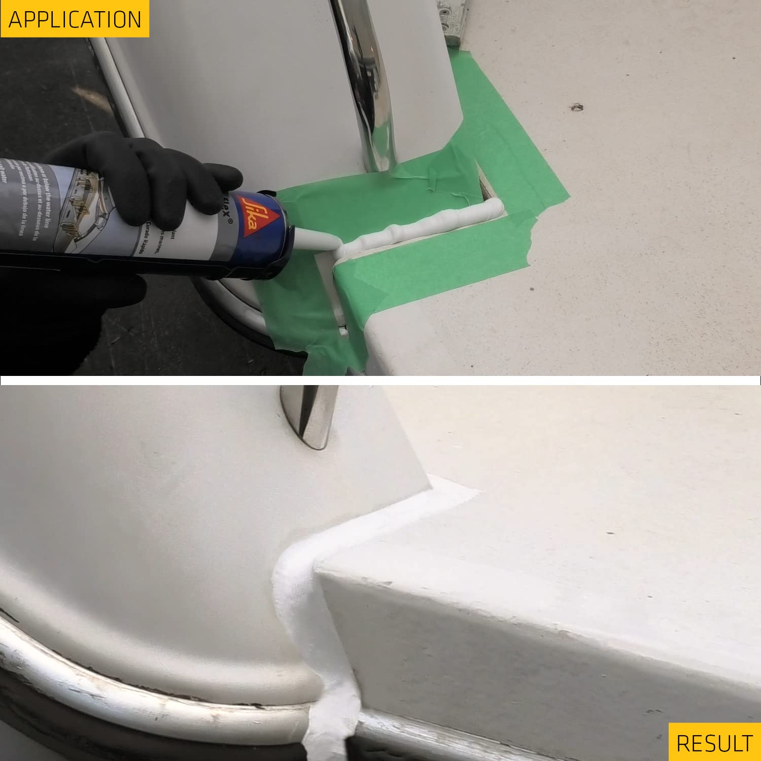 Sikaflex-291 LOT Black, Marine Adhesive & Sealant All-Purpose, Elastic & Non-Corrosive - 10.1 fl. oz - Ideal for Wood, Fiberglass, Metal, Fresh & Saltwater Applications