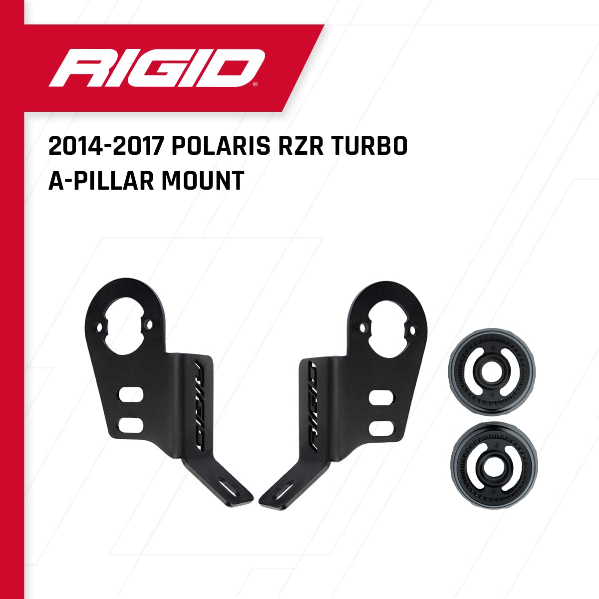 Polaris Rzr Turbo A-Pillar Mount RIGID INDUSTRIES: Automotive Light Kit