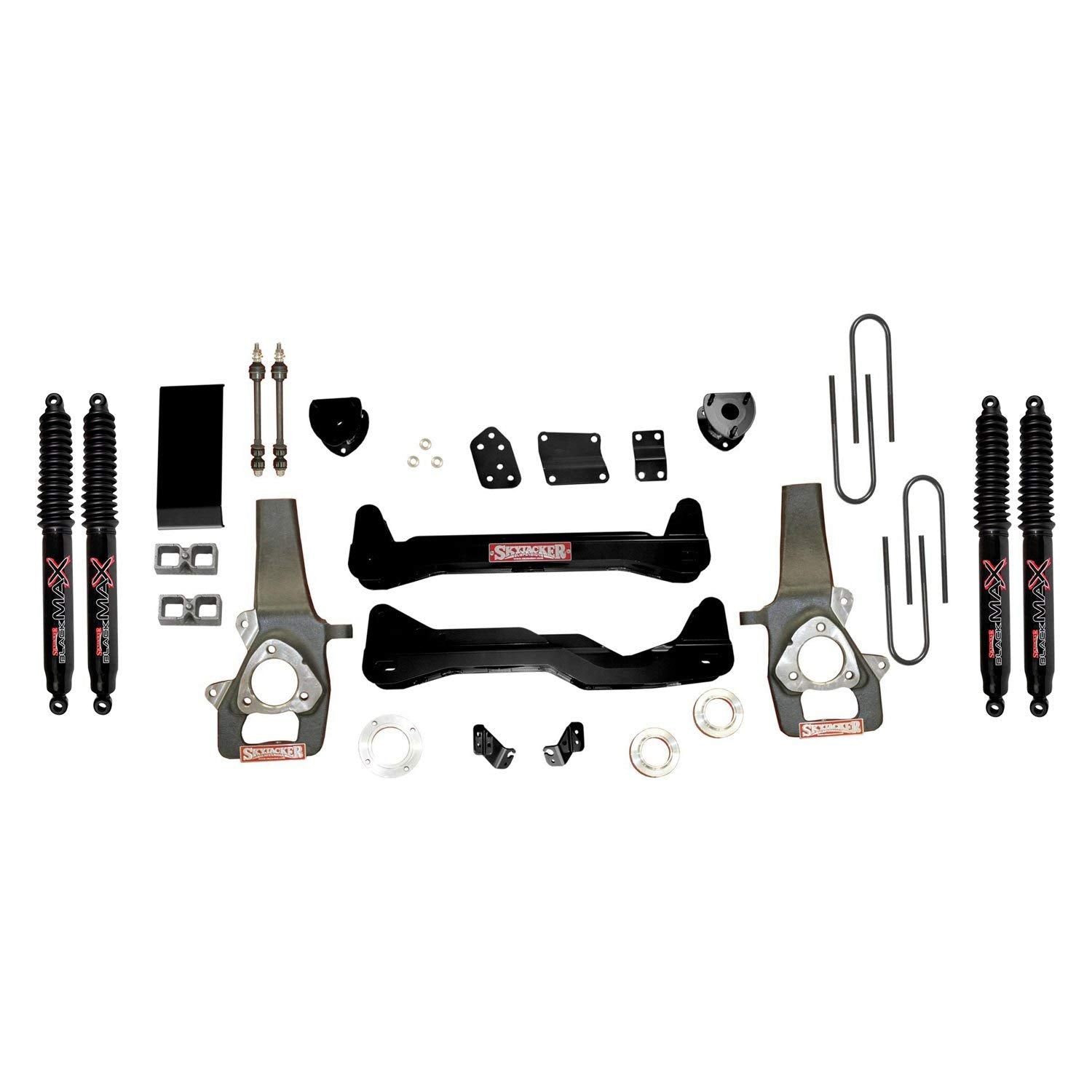 Skyjacker Suspension Lift Kit D640SSK-B w/Shock Black MAX Shocks 4 in. Lift 4 Shocks