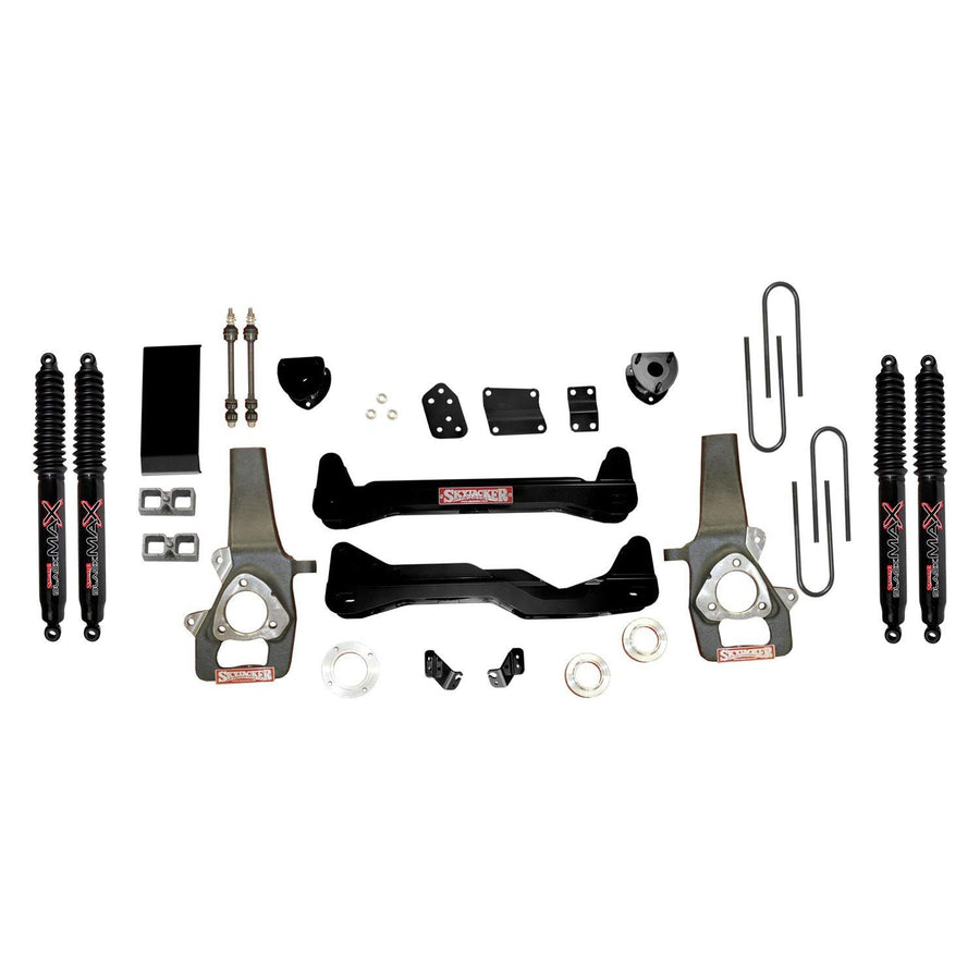 Skyjacker Suspension Lift Kit D640SSK-B w/Shock Black MAX Shocks 4 in. Lift 4 Shocks