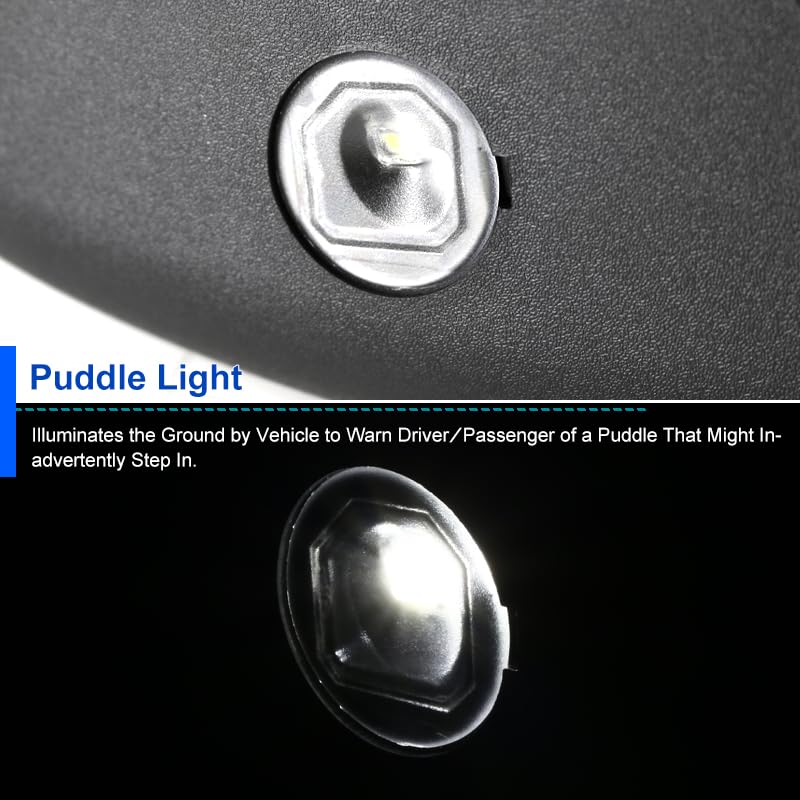 Power Heated Mirror Spec-D Tuning Left Driver Side w/LED Arrow Signal Compatible with 2007-2013 Chevy Silverado, GMC Sierra