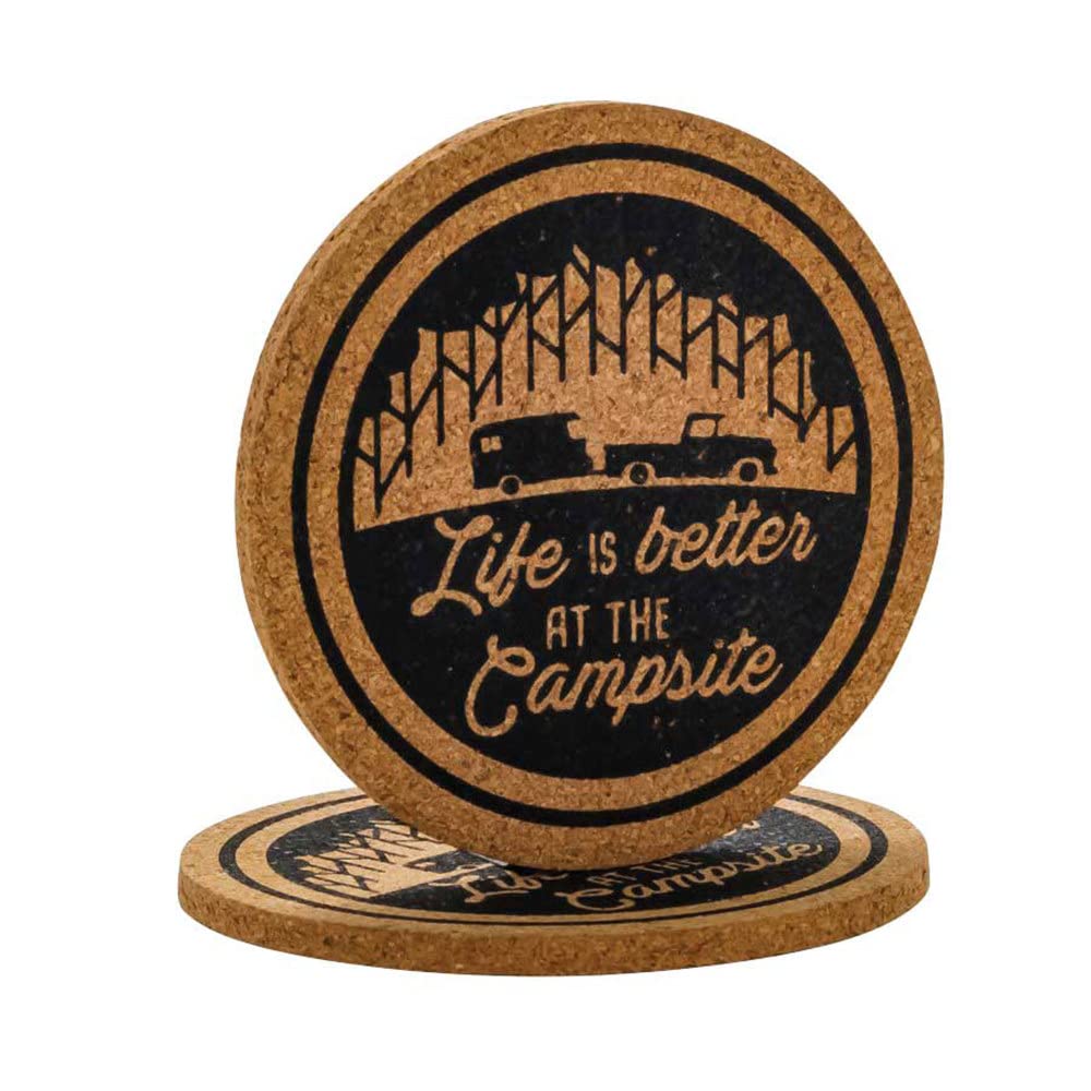 Camco Libatc 53228 Coaster (Cork Truck Trailer), 2 Pack