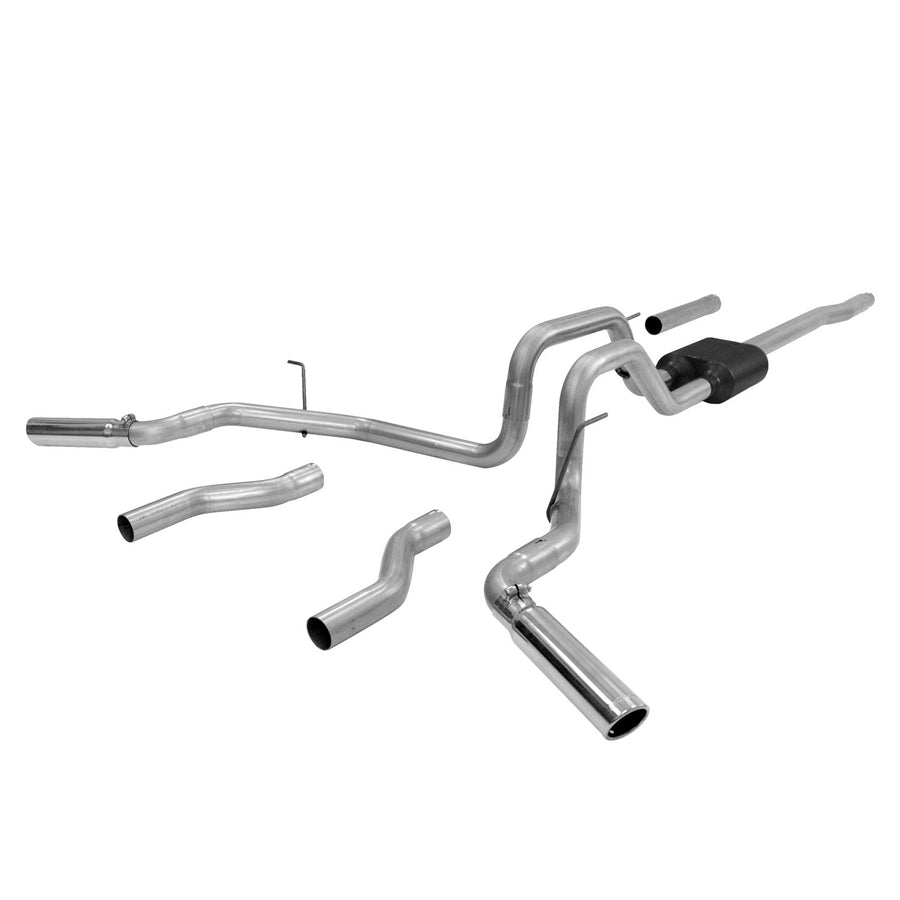 Flowmaster American Thunder 8174817 Cat-Back Exhaust Kit 2.5 Inch Stainless Steel 3 Inch Polished 304 Stainless Steel Tips Compatible with 2004-2008 Ford F-150 Lincoln Mark LT 4.6L 5.4L