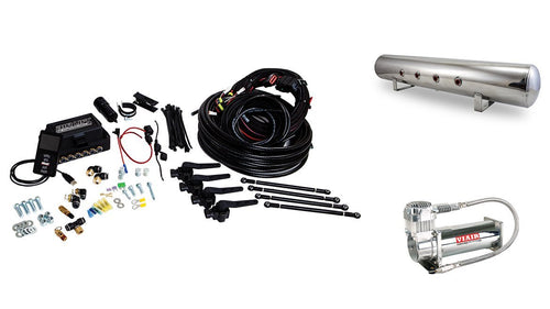 27793 AIRLIFT Performance 3H (1/4" Air Line, 5 Gallon Lightweight Polished Aluminum