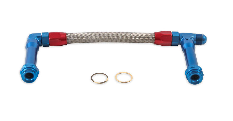 Billet Fuel Line Kit Earl's Performance 9-1/2 Single Inlet -6