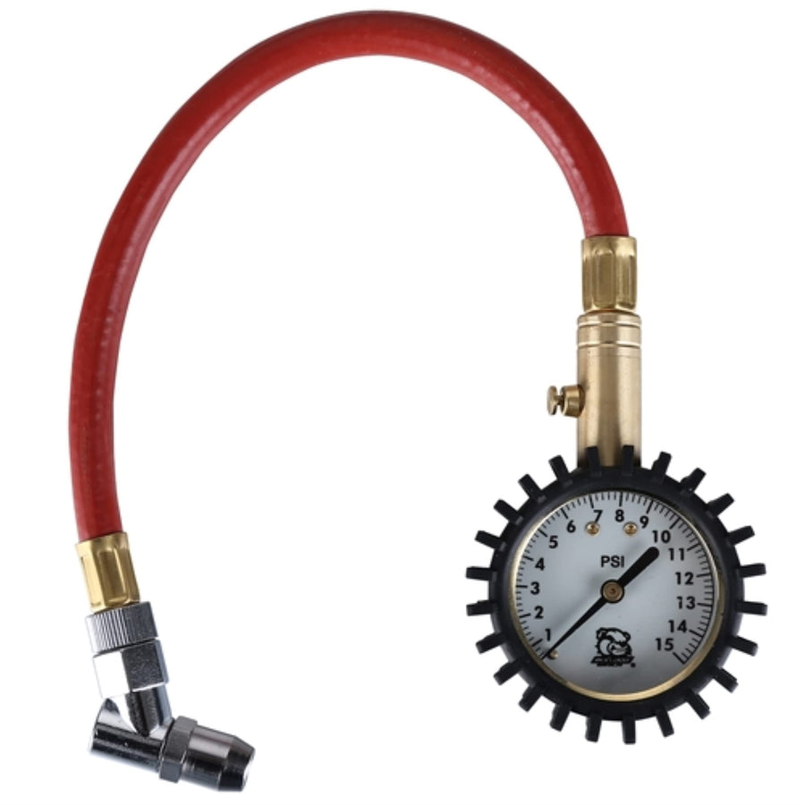 Low Air Pressure Gauge Bulldog Winch 42062- 0-15PSI Glow in The Dark Analog